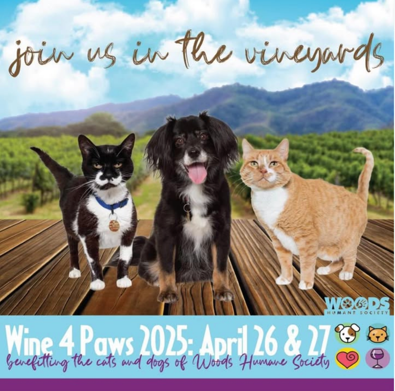 Wine 4 Paws  2025- Woods Humane